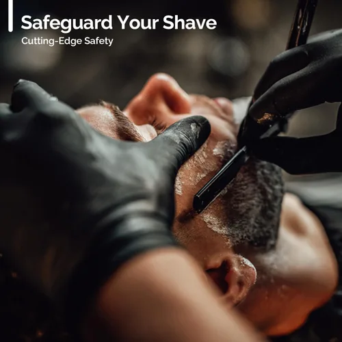 Miniatura 2 de M. A. C.® Kit de barba para hombres, kit de aseo de barba que incluye cepillo de jabalí, peine de tijera para barba y navaja de afeitar y cuchillas