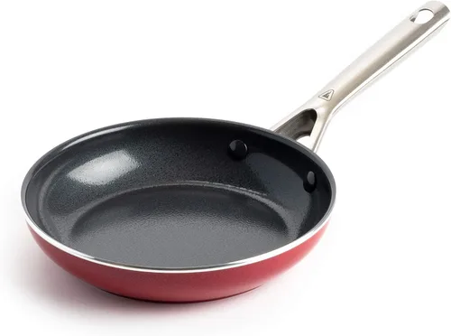 Miniatura 14 de Wok multifunción de cerámica antiadherente con textura saludable de 11 pulgadas / sartén de uso diario / Sartén de chef con tapa