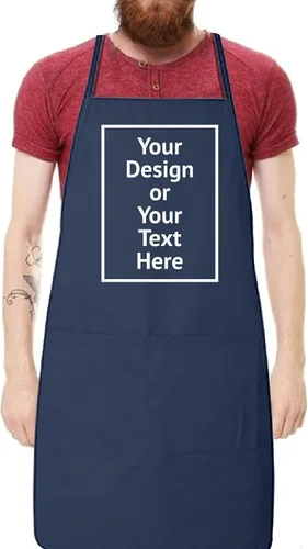 Miniatura 3 de Vizor Delantal personalizado para hombres, chef cocinero, personaliza tu diseño, foto, imagen, texto, regalos de bricolaje