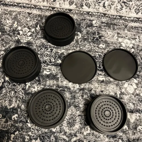 Elevadores de cama resistentes de 1 pulgada, 2 pulgadas, 3 pulgadas, 4 pulgadas, elevadores de cama ajustables para patas de escritorio, mesa, sofá,