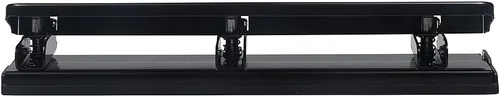 Miniatura 4 de JAM PAPER Perforadora de metal con 3 agujeros, color negro, capacidad de 10 hojas, se vende individualmente