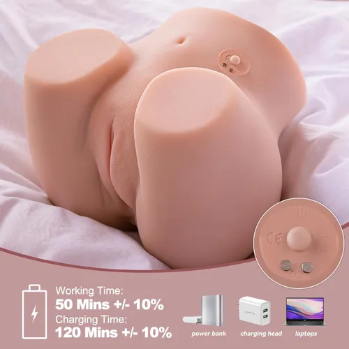 Miniatura 4 de Muñeca sexual para hombres, juguetes sexuales masculinos – 7 modos de vibración, muñeca sexual para adultos, masturbador masculino con vagina