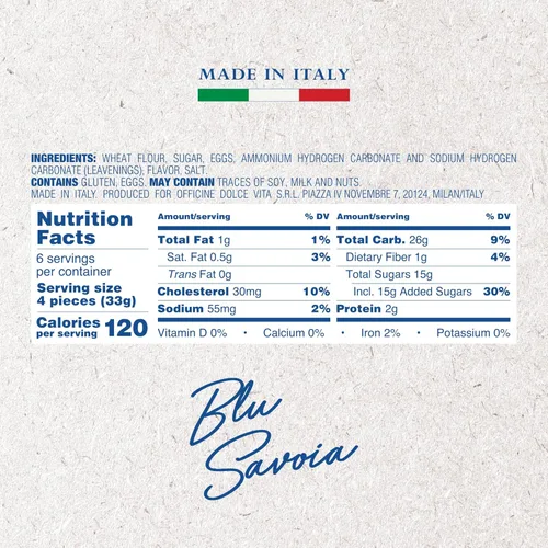 Miniatura 2 de Maestro Massimo Savoiardi Original Italian Ladyfingers, 7.05 onzas, producto de Italia, aperitivo de dedos de dama premium, galletas italianas