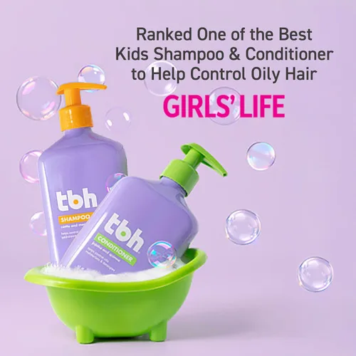 Miniatura 7 de TBH Champú para adolescentes y niños, champú hidratante ligero y desenredante para cabello seco, graso, fino, rizado y todo tipo de cabello, champú