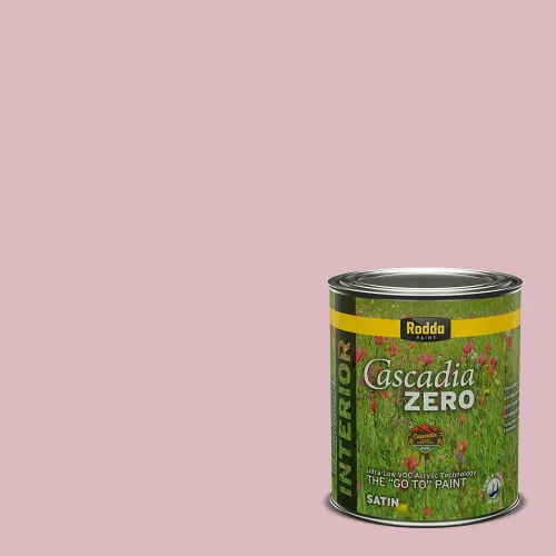 Miniatura 107 de Rodda Paint CASCADIA ZERO - Pintura satinada e imprimación para interiores en uno, 1 galón, Lady Flower Flor de señora