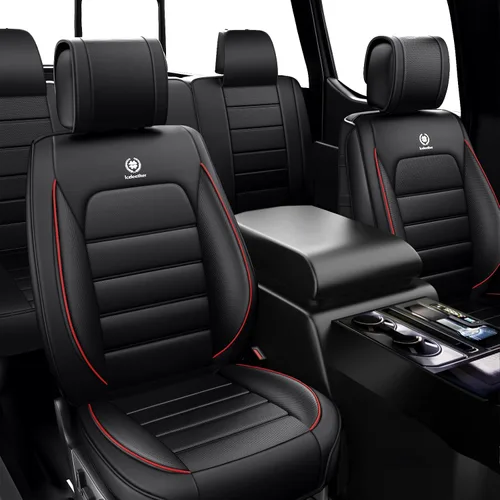 Miniatura 19 de Cubiertas de asiento ILMO para camiones 2009-2026 F150, 2011-2026 F250 F350 XL XLT Super Duty Crew Cab Lariat King Ranch Platinum, protectores