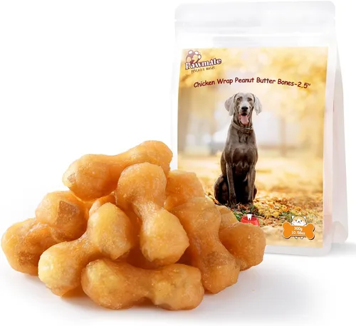 Miniatura 13 de Pawmate Dog Treats - Rebanadas de plátano envueltas en pollo con 1% de taurina, aperitivos de entrenamiento saludables ricos en fibra natural