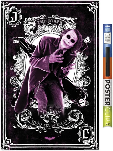 Miniatura 19 de Trends International Póster de pared de DC Comics Movie - The Dark Knight - The Joker Playing Card - Póster de pared, 14.725 x 22.375 pulgadas