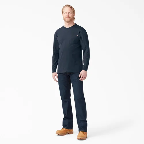 Miniatura 5 de Dickies Heavyweight camisa de manga larga de cuello redondo Big & Tall para hombre