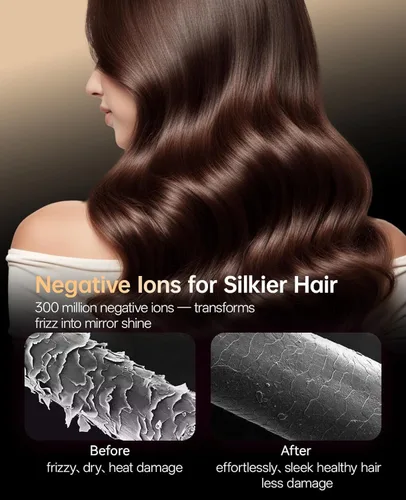Miniatura 4 de CONFU - Secador de pelo con difusor, secador de pelo para mujer de alta velocidad profesional iónico para secado rápido, secadores de pelo