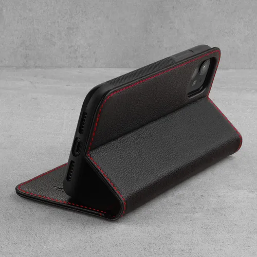 Miniatura 3 de TORRO Funda de cuero compatible con iPhone 11 – Funda de piel auténtica con tarjetero y función atril (negro)