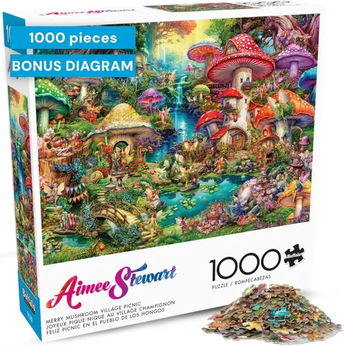 Miniatura 8 de Buffalo Games - Aimee Stewart -Look Closer Family Campsite - Rompecabezas de 500 piezas para adultos -Rompecabezas desafiante perfecto para noches