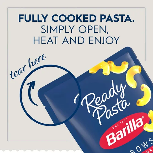 Miniatura 8 de Barilla Ready Pasta, pasta de macarrones con codos totalmente cocidos, sin OMG y Kosher, 7 onzas (paquete de 7)