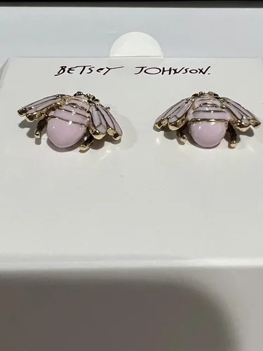 Miniatura 9 de Betsey Johnson Aretes de abeja, Metal, No es una piedra preciosa