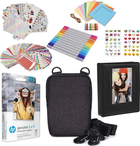 Miniatura 6 de HP Sprocket - Papel fotográfico adhesivo Zink de 2 x 3 pulgadas (20 hojas) compatible con impresoras fotográficas HP Sprocket.