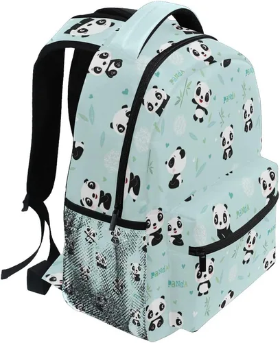Miniatura 23 de ATTX Linda mochila con diseño de panda para niños y niñas, Panda-h, Ciclismo