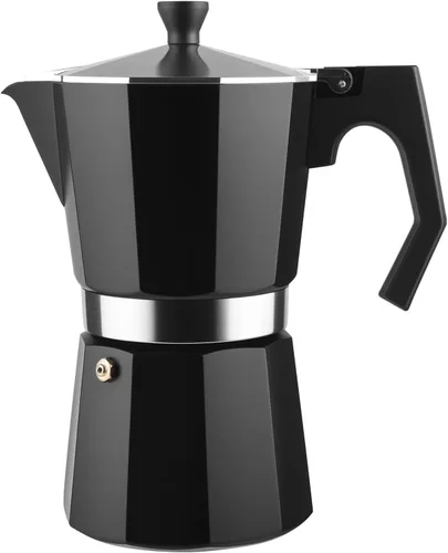 Miniatura 14 de wedrink Cafetera de Espresso de 3 Tazas para Estufa, Olla de Moka de Aluminio Percolador (150ml)