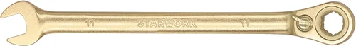 Miniatura 12 de STARWORK Llave combinada de trinquete reversible GPlating™ (0.354 in)