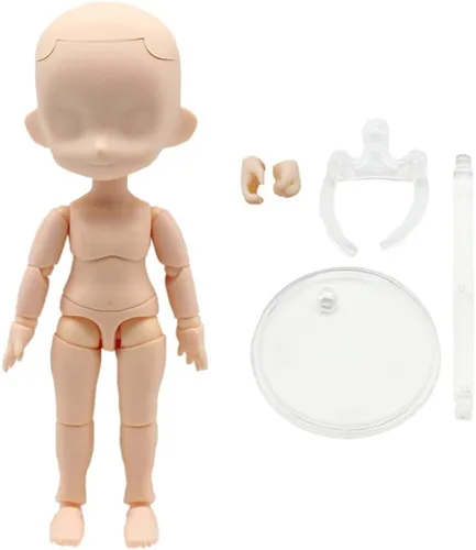 niannyyhouse DOD - Figuras de acción de muñeca de 5.1 in, cuerpo adecuado para muñecas BJD de 1/12 (normal blanco-paquete estándar B)