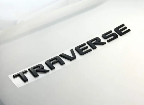 Miniatura 7 de 1 placa de identificación con emblema 3D de repuesto para Traverse (cromado)