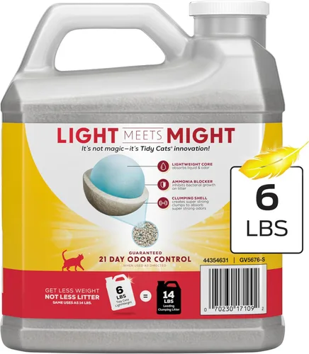Miniatura 9 de Arena para gatos Purina Tidy Cats, arena ligera de aglomeración con rendimiento las 24 h, Rendimiento 24/7