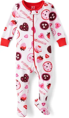 Miniatura 7 de The Children's Place baby-girls And Toddler Long Sleeve 100% Cotton Zip-front One Piece Footed Pajama