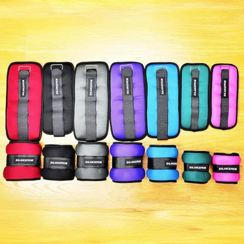 Miniatura 7 de Fitvids Fully Adjustable Ankle Wrist Arm Leg Weights, 1-20LBS, Multiple Options