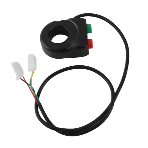 Miniatura 9 de 2 en 1 Faros delanteros de motocicleta Interruptor de encendido/apagado de bocina, interruptores de botón de control de agarre para motocicleta