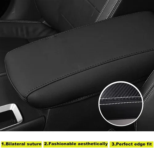 Miniatura 5 de Blazeray Funda de cuero para consola central automotriz para Nissan Altima 2019 2020 2021 2022 2023, de piel, impermeable, antiarañazos, funda