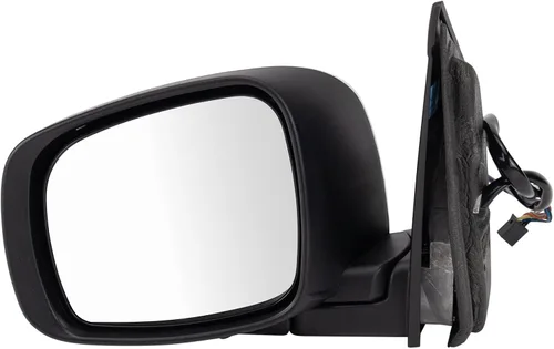 Miniatura 24 de TRQ Espejo plegable con calefacción eléctrica del lado del conductor con indicador de punto ciego pintura a juego negro liso compatible con Kia