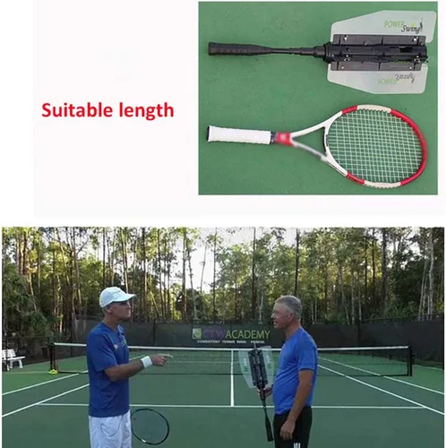 Miniatura 6 de Entrenador de swing de resistencia de entrenamiento de tenis, Raqueta de Padle de entrenamiento profesional, Raqueta de tenis para adultos, Raqueta