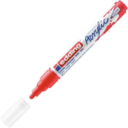 Miniatura 23 de edding 5100 Medium Grey-1 Punta redonda impermeable de 0.079-0.118 in, pintura acrílica para dibujar sobre lienzo, papel de arte y marcadores