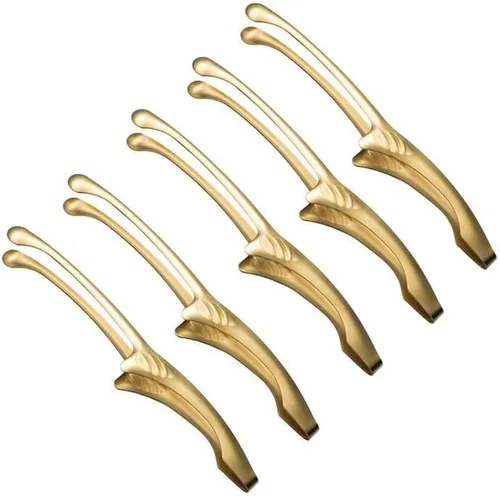 Miniatura 8 de 2 pinzas de acero inoxidable de 7.9 pulgadas para servir alimentos, pinzas de cocina de pie para parrilla, buffet