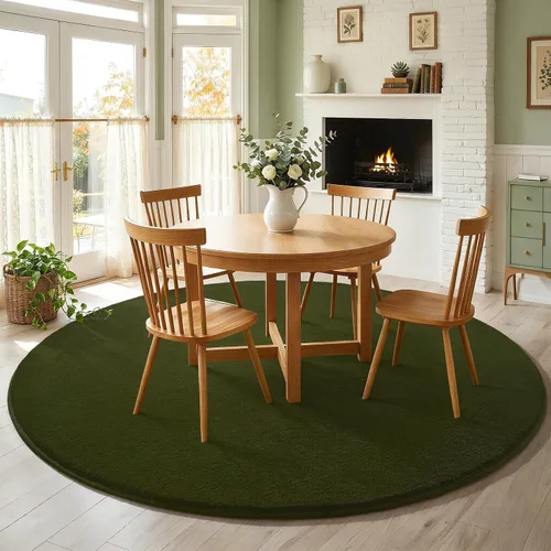 Miniatura 180 de Amearea Alfombras modernas para dormitorio, sala de estar, alfombra de espuma viscoelástica gruesa de 4 x 6 pies, alfombra de espuma viscoelástica