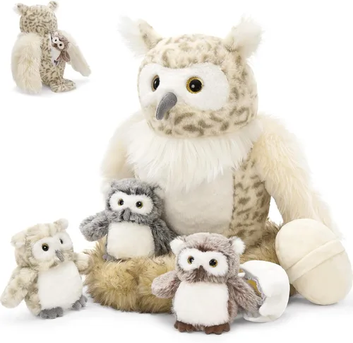 Miniatura 26 de MorisMos Juguetes de Peluche de Tigre - Conjunto Suave de Peluche de Tigre Mamá y Bebés, Tamaño Grande, 20 pulgadas