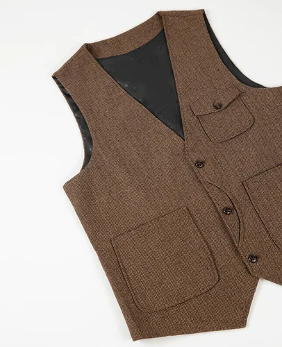 Miniatura 8 de Chalecos casuales para hombre, chalecos de tweed, chaleco vintage retro de espiga