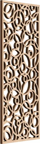 Latrobe Paneles de pared decorativos de madera con calado, 9 3/8 pulgadas de ancho x 24 3/8 pulgadas de alto x 3/8 de alto, roble rojo rojo (Red Oak)