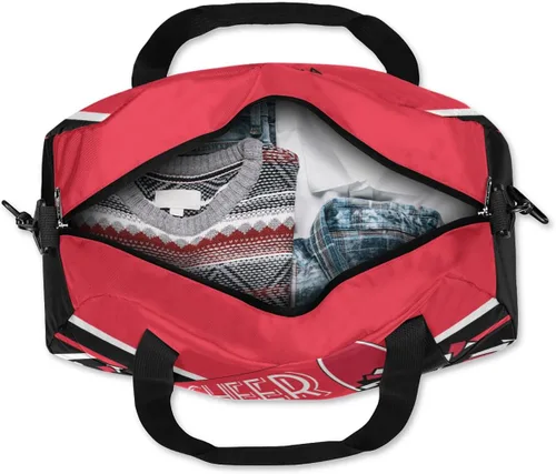 Miniatura 7 de Cheerleader - Bolsas de lona para niñas, para animadoras, deportes, gimnasio, animadoras, bolsa de lona, Animación personalizada 4