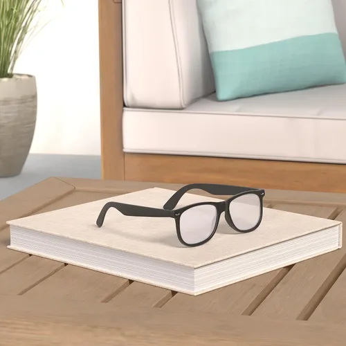 Miniatura 46 de FEIDUSUN Lentes de sol polarizados para hombre y mujer, lentes de sol retro negros para conducir, pescar, protección UV