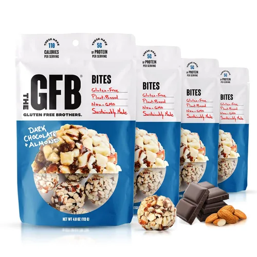 Miniatura 16 de The GFB Bocados de proteína de chocolate negro y coco - Sin gluten, a base de plantas, sin OMG, hechos de manera sostenible – Ridículamente