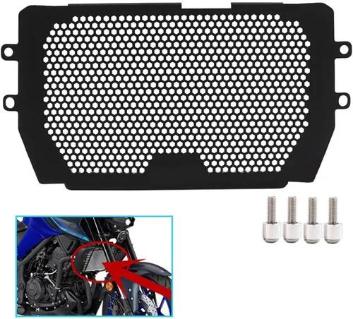 Miniatura 4 de Cubierta protectora de radiador de motocicleta, protector de rejilla de radiador, protector de parrilla de acero inoxidable, accesorios
