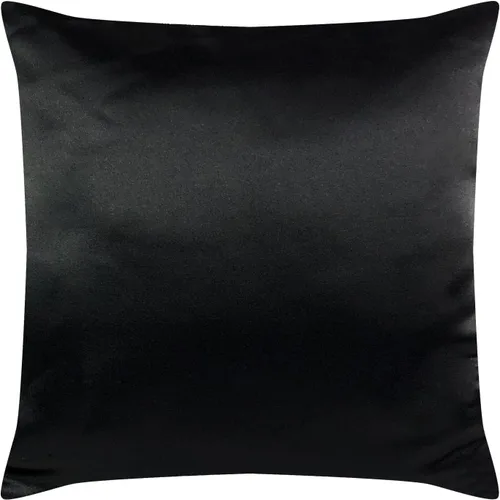 Miniatura 44 de AVKA Studio Fundas de Cojines Decorativos de Satén de Calidad Gruesa - Juego de 2 - Negro 12x12 pulgadas Fundas de Almohada Decorativas - con Forro