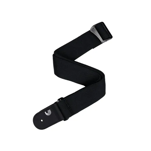 D'Addario Eco-Comfort - Correa para guitarra, nailon tejido, color negro