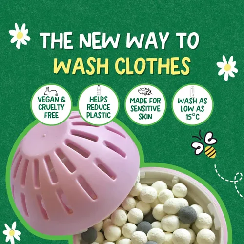 Miniatura 3 de Ecoegg Detergente para ropa sucia, 70 cargas, flor de primavera, piel sensible