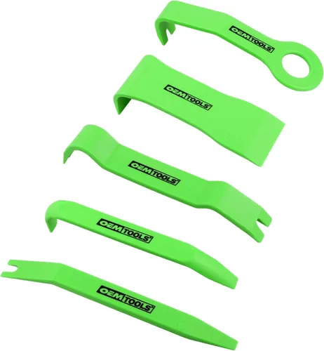 Miniatura 6 de OEMTOOLS 25930 Alicates de clip para paneles y recortes, herramienta de extracción de sujetadores automotrices, punta de 2 pasos para extracción