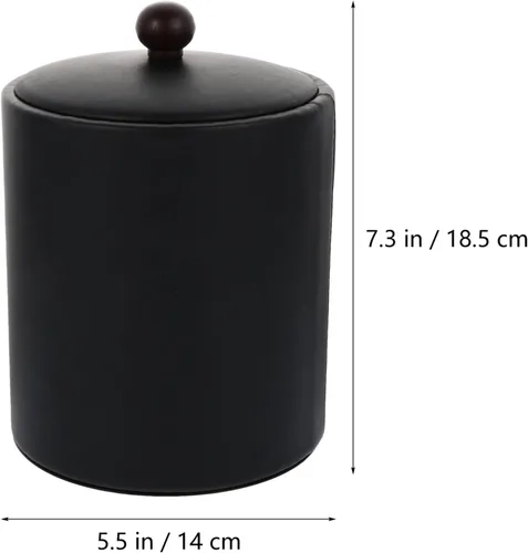 Miniatura 3 de DOITOOL Cubo de hielo aislado de acero inoxidable de doble pared con tapa y pinzas de hielo para bar en casa, cerveza, champán y vino, negro
