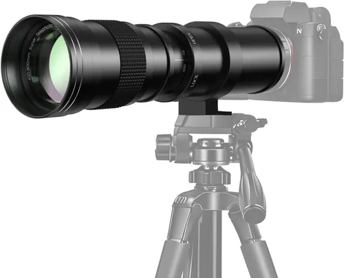 420-800mm f/8.3 Lente teleobjetivo Zoom para cámara SLR para Canon T7i T6 T6i T6s T7 T8i T3i, T4i, T5, T5i, SL2, SL1 4000D 2000D 80D 90D 5D III 6D