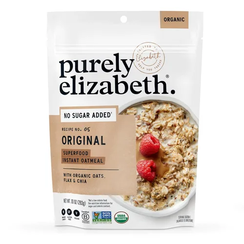 Miniatura 13 de Purely Elizabeth Avena de Colágeno, Vainilla Pecana, Hecha con Avena Orgánica, Amaranto, Quinua y Semillas de Chía, Sin Gluten, Sin OMG