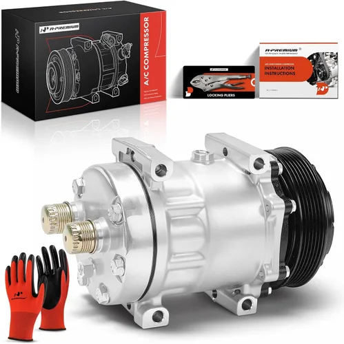 Miniatura 10 de A-Premium Compresor A/C con embrague compatible con International Harvester 4400 2003-2010 for International Harvester 4400 2003-2010
