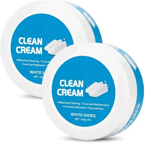 Miniatura 8 de Crema limpiadora de zapatos blanca multiusos, sin enjuague, brillo rápido, fácil de usar para zapatos de cuero, elimina la suciedad